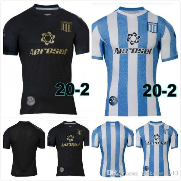 

new 2020 2021 racing club home away blue lisandro soccer jerseys 20 21 racing de avellaneda bou fernÃ¡ndez r.centurion football shirts, Black;yellow