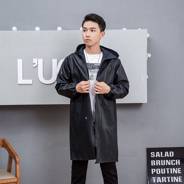 

winter jacket mensleather jacket men coats brand pu outerwear men business winter faux fur male fleece, Black