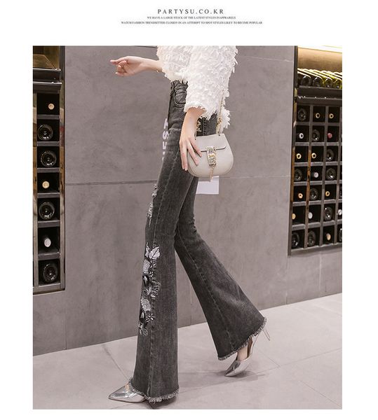 

black women's tailored waist and hip princess jeans bk667, Blue