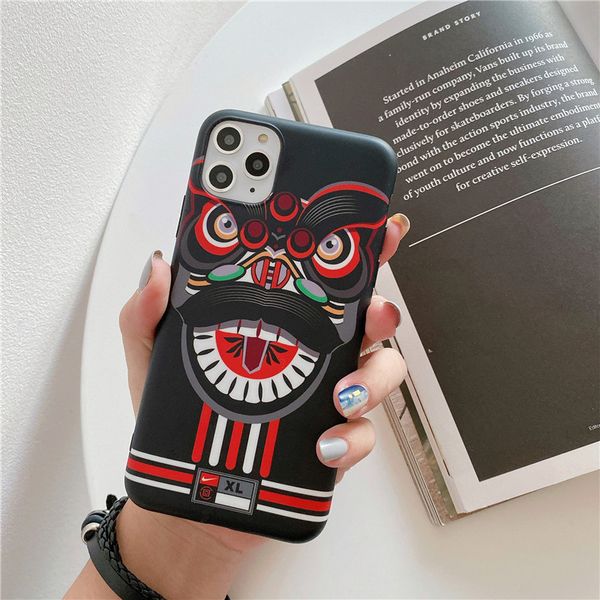 

designer fashion phone case for iphone 11 pro max x xr xs max 7 8 plus brand soft tpu silicone creative cover