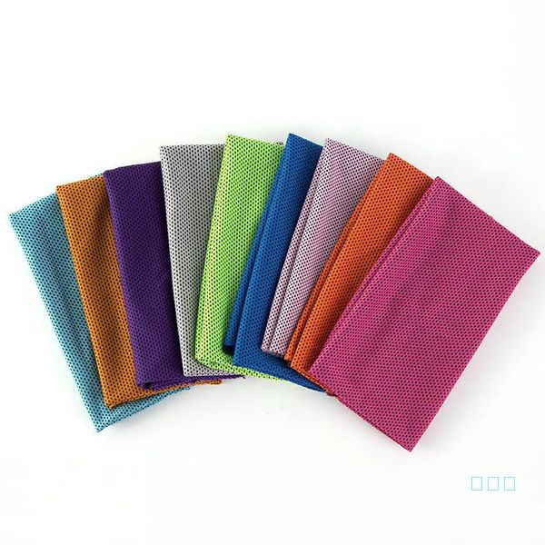 

cooling towels single layer ice cold towel summer sunstroke sports yoga exercise quick dry cooler soft breathable hand towels a21801