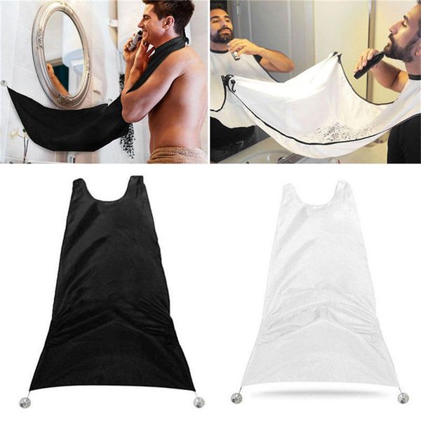 

dropshipping male beard apron new shaving apron beard care clean beard catcher men waterproof cleaning protect bathroom supplies