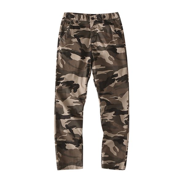 

японский стиль харадзюку мужские желтые камуфляжные брюки-карго городские мальчики уличная армия камуфляжные брюки-карго плюс размер, Black
