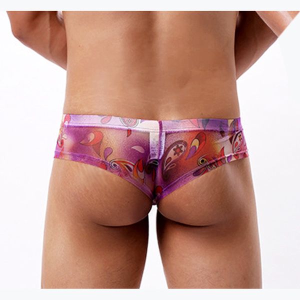

underpants boho style perspective comfortable small boxer pouch transparent mens underwear panties man see through mesh bikini, Black;white