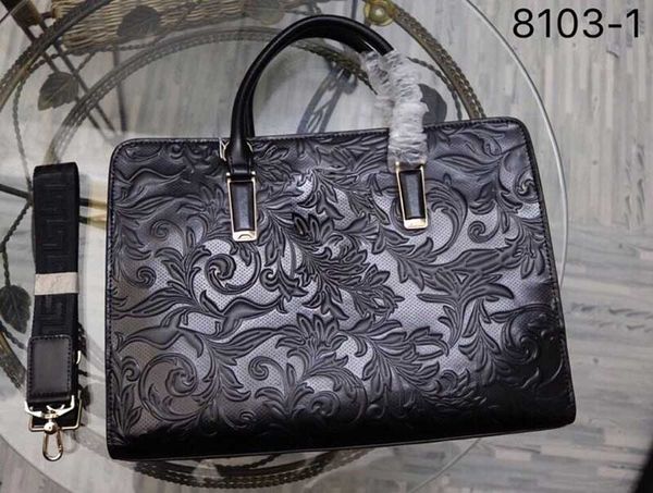 

designer bags men varsce brand famous briefcase Medusa head luxury designer hand bags business briefcase man purse bag