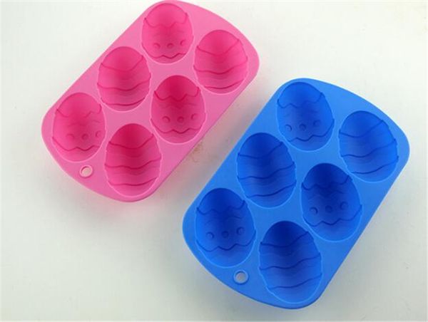 

горячий бар столовая 6 полостей пасхальное яйцо формы для выпечки формы десерт силиконовые инструменты выпечки торта diy пасхи шоколад плесе