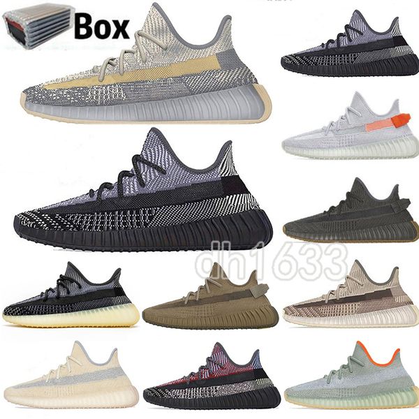 

2020 with box oreo israfil marsh cinder tail light kanye west v2 running shoes earth desert sage yeshaya women mens trainers sports sneakers