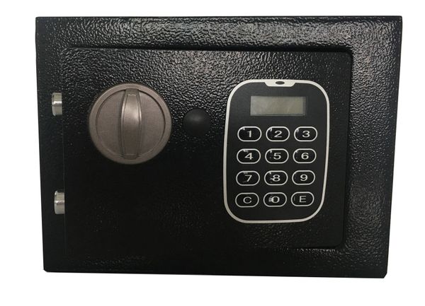 

home wall mounted steel keypad lock lcd display jewelry money safe box, Silver