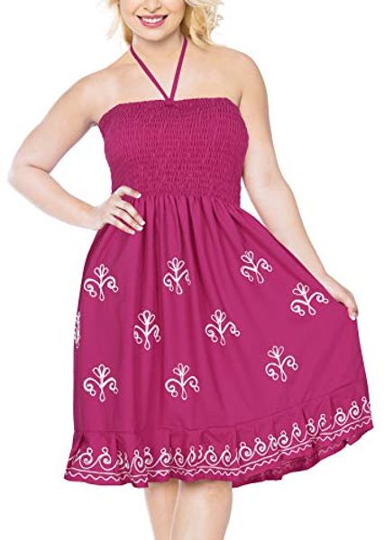 

la leela women's  beach dress tube dress, Black;gray