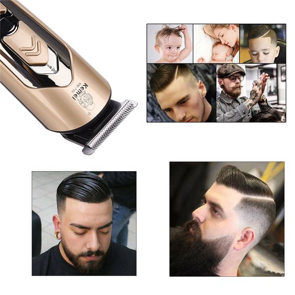

мужская электрическая машинка для стрижки волос тонкая настройка лезвия из титанового сплава триммер для волос регулируемая длина волос пере
