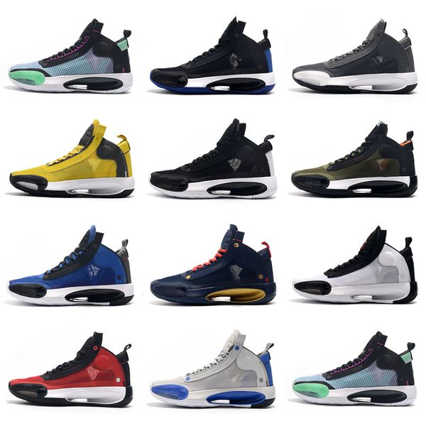 

2020 new jumpman xxxiv 34 eclipse blue void green white black red mens basketball shoes for 34s men's sports sneakers shoes