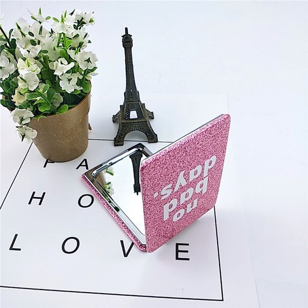 

wedding gifts for guests pink portable square double side folding mirror baby souvenirs bridesmaid gift party favors present