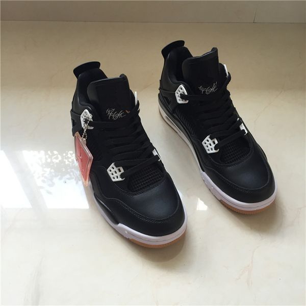 

4 4s black brown men s basketball shoes iv sports outdoor shoes size us7--13 ing
