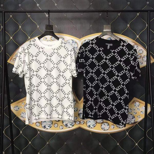 

2019 europe france pari fa hion luxury t hirt men de igner t hirt brand hort leeve vltn high print cotton t hirt quality