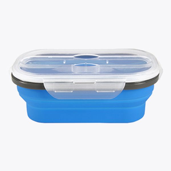 

складный lunch box портативные силиконовые экологичный контейнер для хранения для офисных работников студенты