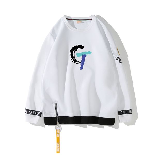 

new spring hoodie mens hip pop sweatshirts harajuku hip hop print long sleeve hoody clothing wy7079, Black