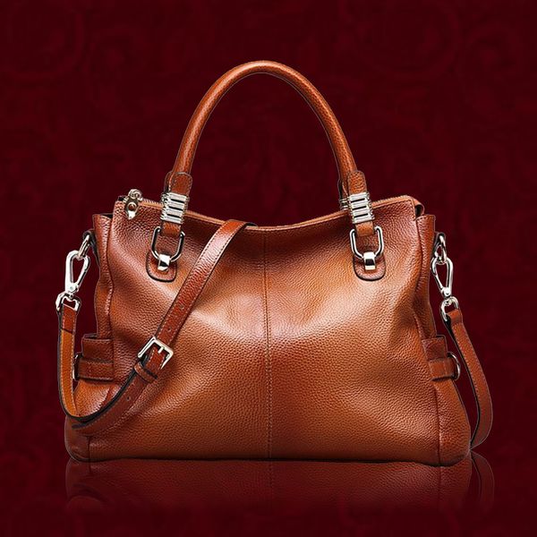 

foreign trade sales in europe and the united states leather messenger bag women baotou leather casual shoulder bag