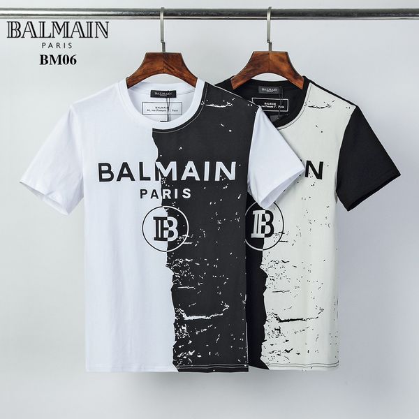 

19ss luxury men t-shirt casual o-neck men's t-shirt fashion brand short sleeve men's clothing size m-3xl v2, White;black