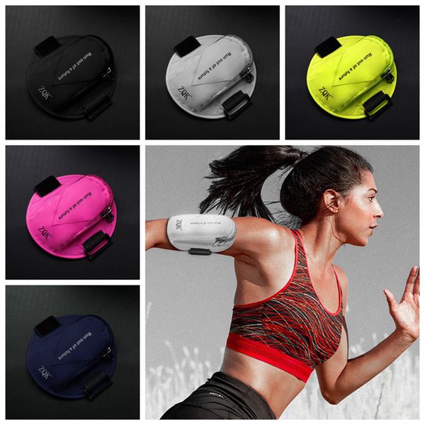 

safe waterproof arms belt cover running reflective arm pack outdoor sport phone bag camping equipment zza1035