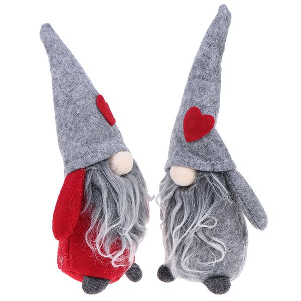 

christmas sitting ornament simulated santa claus doll mask plush figurine toy animated xmas gift decoration 21x9x5.5cm