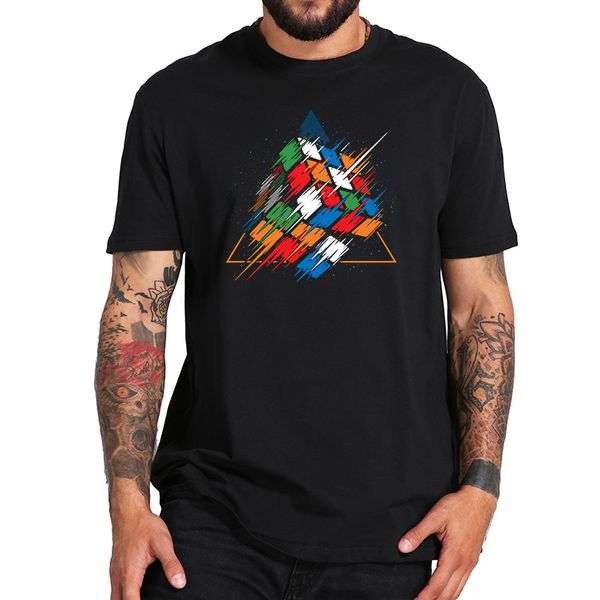 

tt's a surprice to click here)men's designer shirt brand european and american fashion loose trend men's printed9couple t-sh, White;black