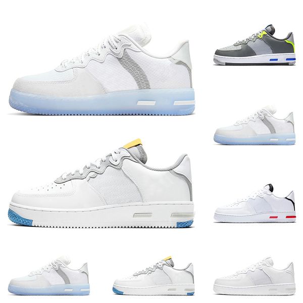 

mens platform react fashion sneakers shoes white ice light smoke grey wolf grey black red womens sports sneakers trainers outdoor