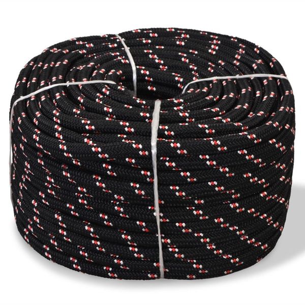 

marine polypropylene rope 14 mm 50 m black common tools