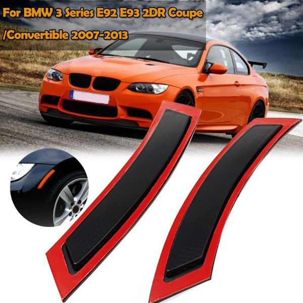 

2020 новый 2x отражатель переднего бампера боковой маркер lhrh для e92 e93 3 series 2dr coupe 212 x 37 x 10 мм отражатели переднего бампера