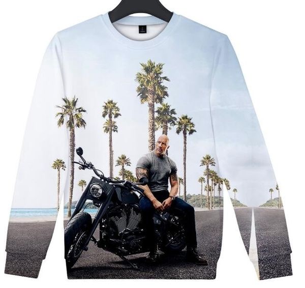 

fast & furious 8 3d print sweatshirt vibrant jumper animated sweats women men cool outfits h82, Black