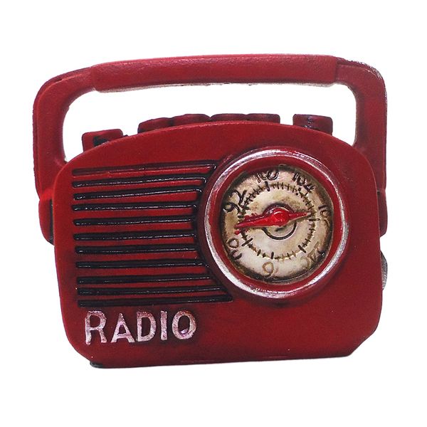 

1/12 scale miniature red color fashion radio music player dolls house decor