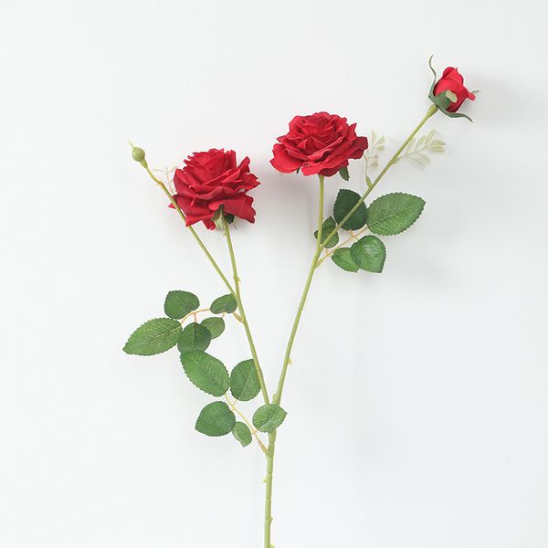

65cm artificial flower silk rose home wedding garden fake floral display decor
