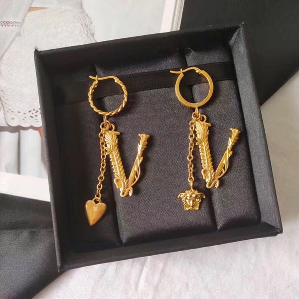 

Завод Продажа высокого качество Престижного сердце и лицо подвеска для серег падения Моды Fow женщин свадебных ювелирных серег PS5692