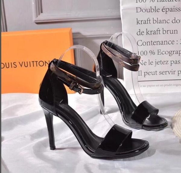 

2020 louis vuitton gucci fashion 2020assic high heel women's shoes wedding shoes bridal shoes sandals 35-42 at7, Black