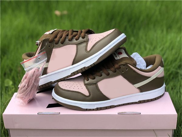 

2020 authentic stussy x tiffany dunk sb low pro cherry running shoes men women shy pink vanilla skateboarding shoes sneakers with box