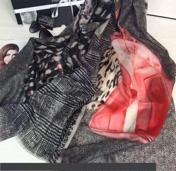 

бесплатная доставка новый классический цвет длинный шарф, женская мода шелковые лоскуты, sizesl 90*180 см, Blue;gray