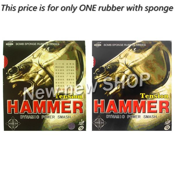 

bomb hammer standard short pips-out table tennis pingpong rubber with sponge