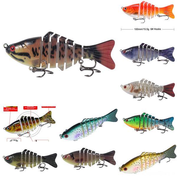 

q7bue tackle fishing box baits grid bait type luya box (10cm * 15.5g) can hold 5 fake 5