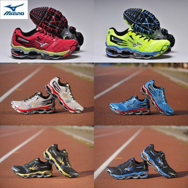 

New Arrive 2019 Authentic MIZUNO WAVE PROPHECY 2 Men Designer Sports Running Shoes Sneakers Mizunos 2s Casual Mens Trainers Size 40-45