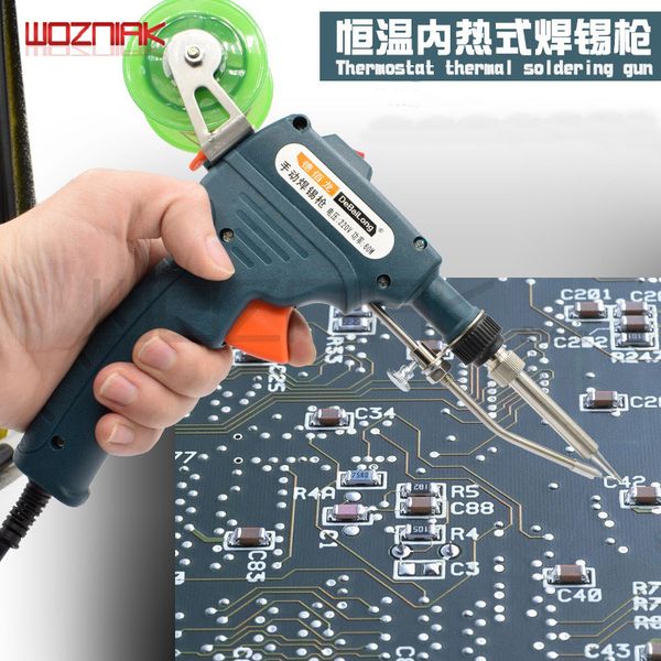 

60w 220v automatic tin gun electric soldering gun automatic soldering machine wire rod circuit board electrical maintenance