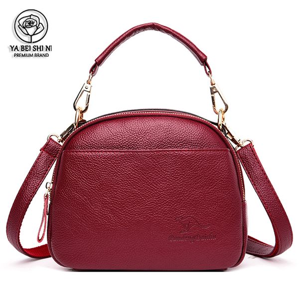 

multifunction women shoulder bag pu leather women crossbody bag high-quality handbag sac a main solid color black female