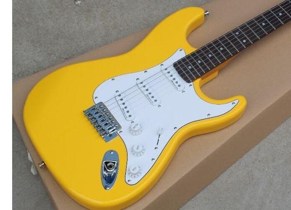 

china custom guitar new yellow cream electric guitar 2015 8