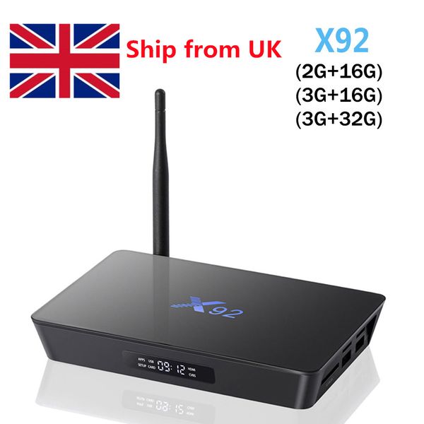 

X92 Android 7.1 TV Box Amlogic S912 2G 3G 16G 32G Octa Core 5G Wifi Set Top Box