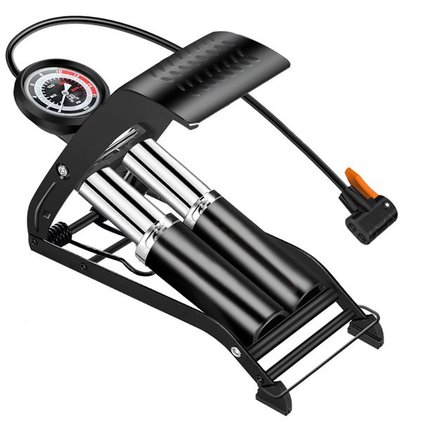 

single double air pump precision high pressure pedal inflator portable foot air ball bicycle motorcycle car pumping balls
