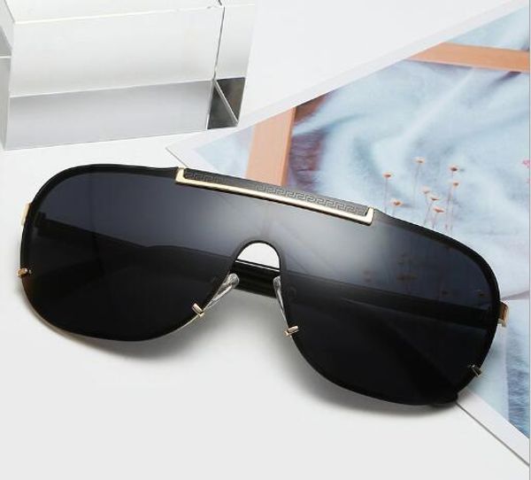 

head metal models 2019 new fashion ve2140 male beauty sunglasses explosion frame bjdxb, White;black