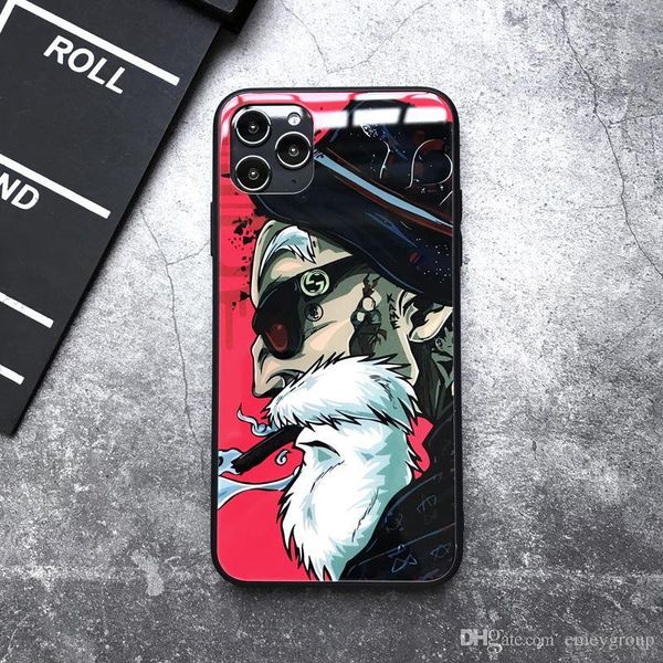 

luxury designer for iphone 11pro xr xs max spoof dragon ball turtle fairy 7 8 x plus full coverage soft cell phone case with glass