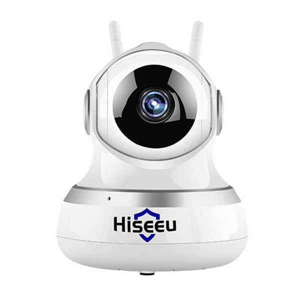 

hiseeu 1080p wifi ip camera cctv video surveillance p2p ir security cloud tf card storage camera - eu plug