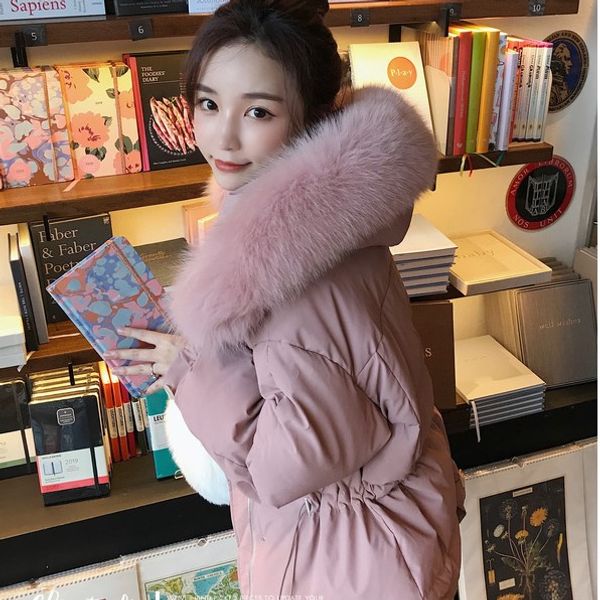 

canada classic winter warm thick goose down luxury autumn winter with jacket vintage coats parkas, Black