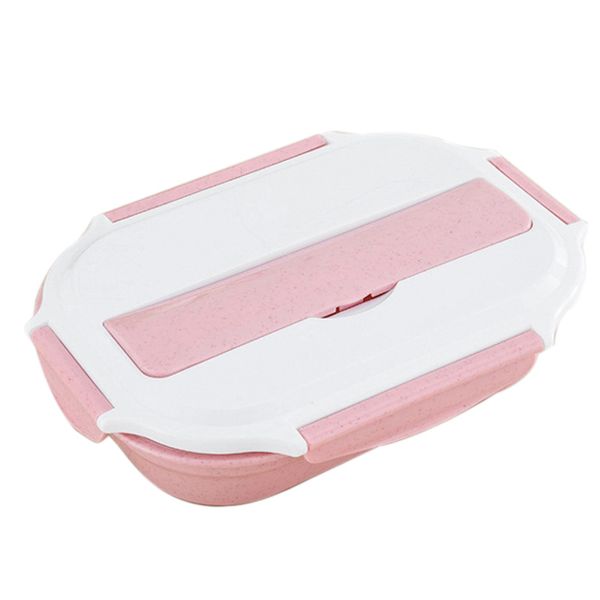 

ljl- box stainless steel bento lunch box set, Blue;pink