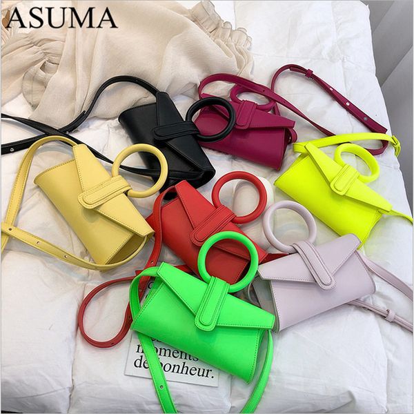 

women single shoulder crossbody bag all-match flap 2019 casual laides mini portable handbag chic chest waist bags bolsa feminina