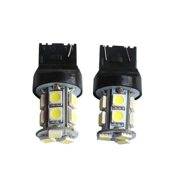 

2pcs t20 7440 turn signal light 6.5w 5050 13smd led reverse light white